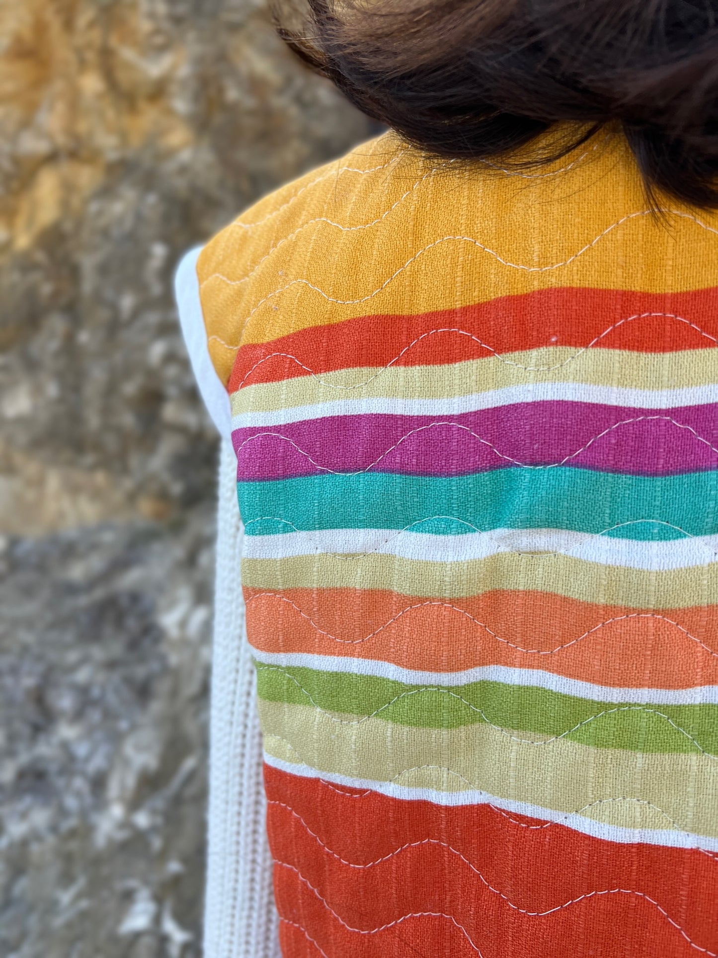 Exclusive Upcycled Vest Collection “cozy as clouds”