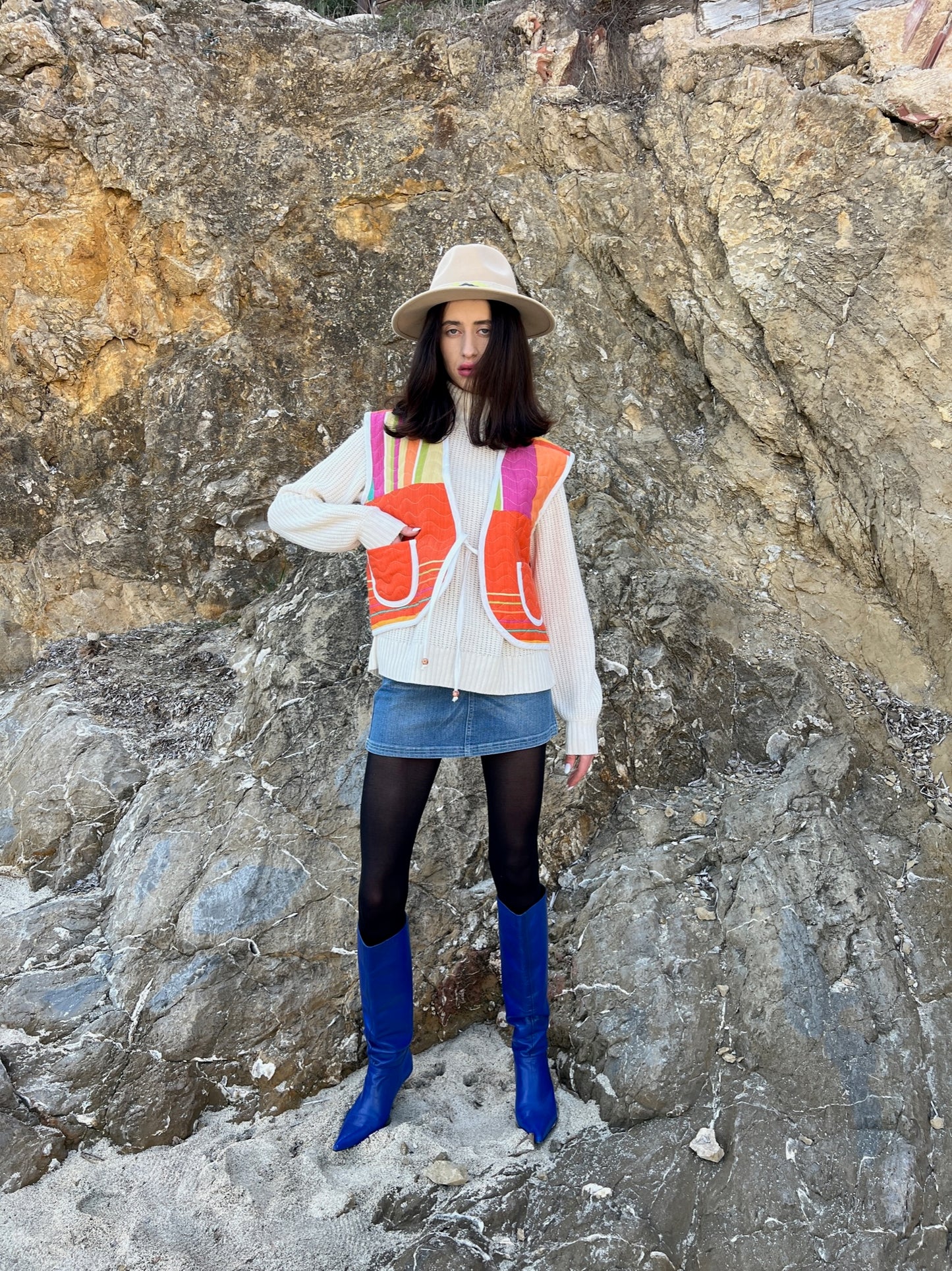 Exclusive Upcycled Vest Collection “cozy as clouds”