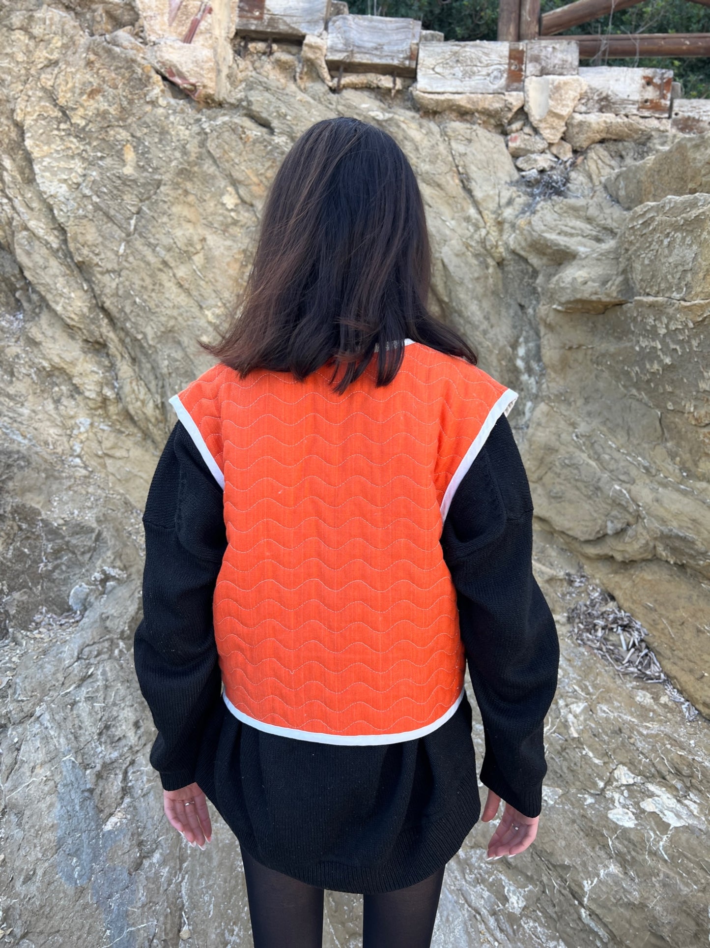 Exclusive Upcycled Vest Collection “cozy as clouds”