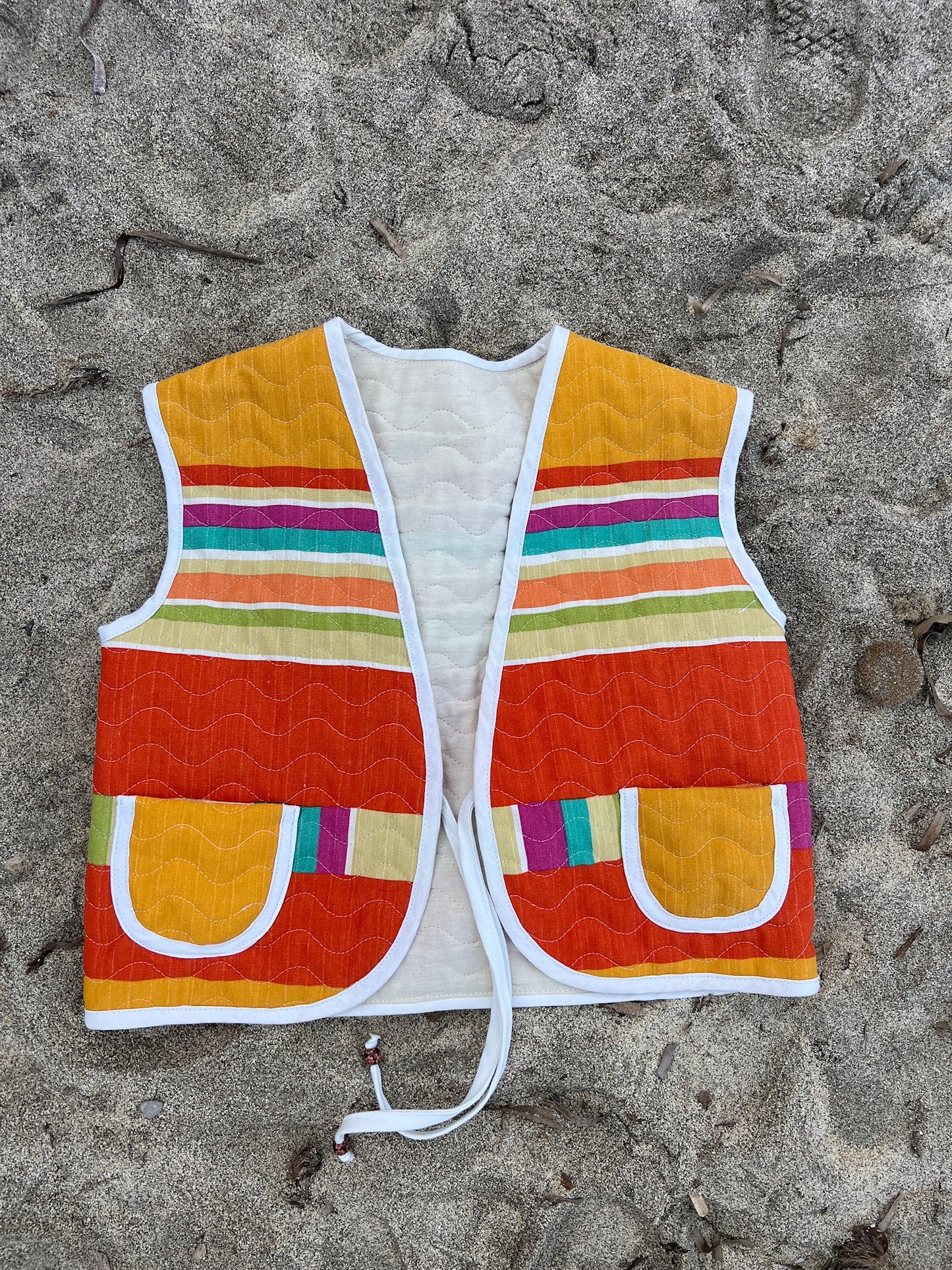 Exclusive Upcycled Vest Collection “cozy as clouds”