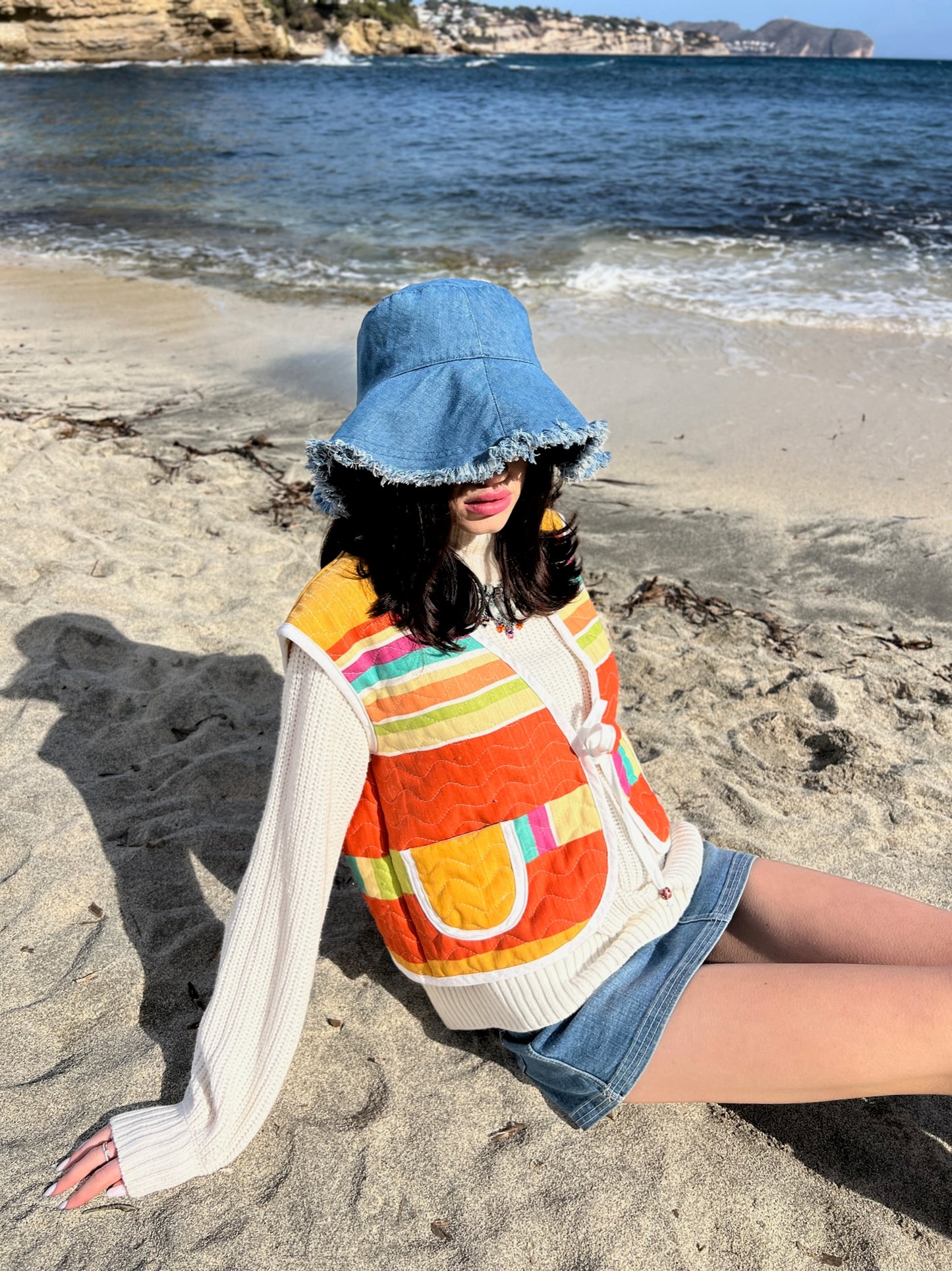 Exclusive Upcycled Vest Collection “cozy as clouds”