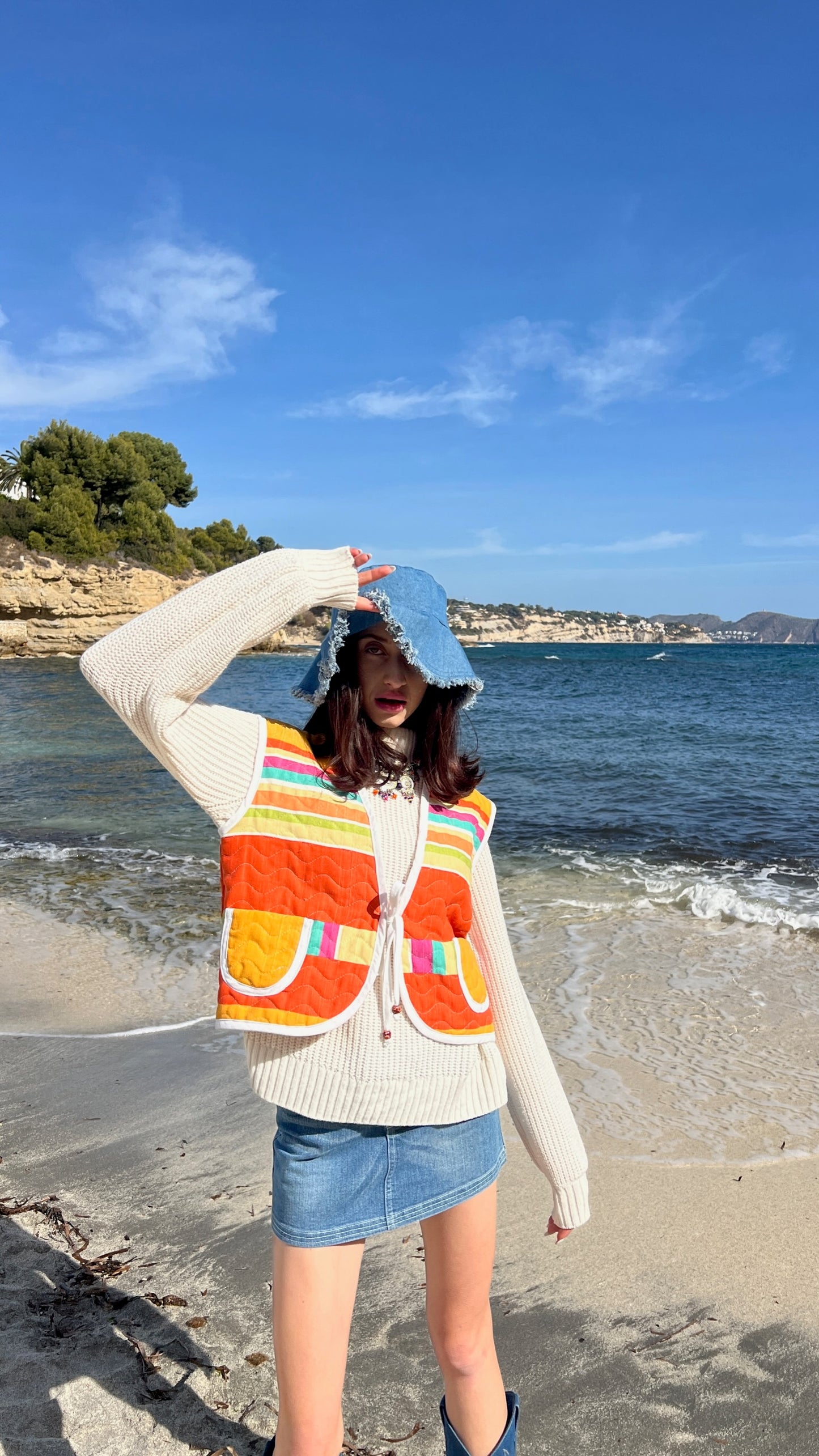 Exclusive Upcycled Vest Collection “cozy as clouds”