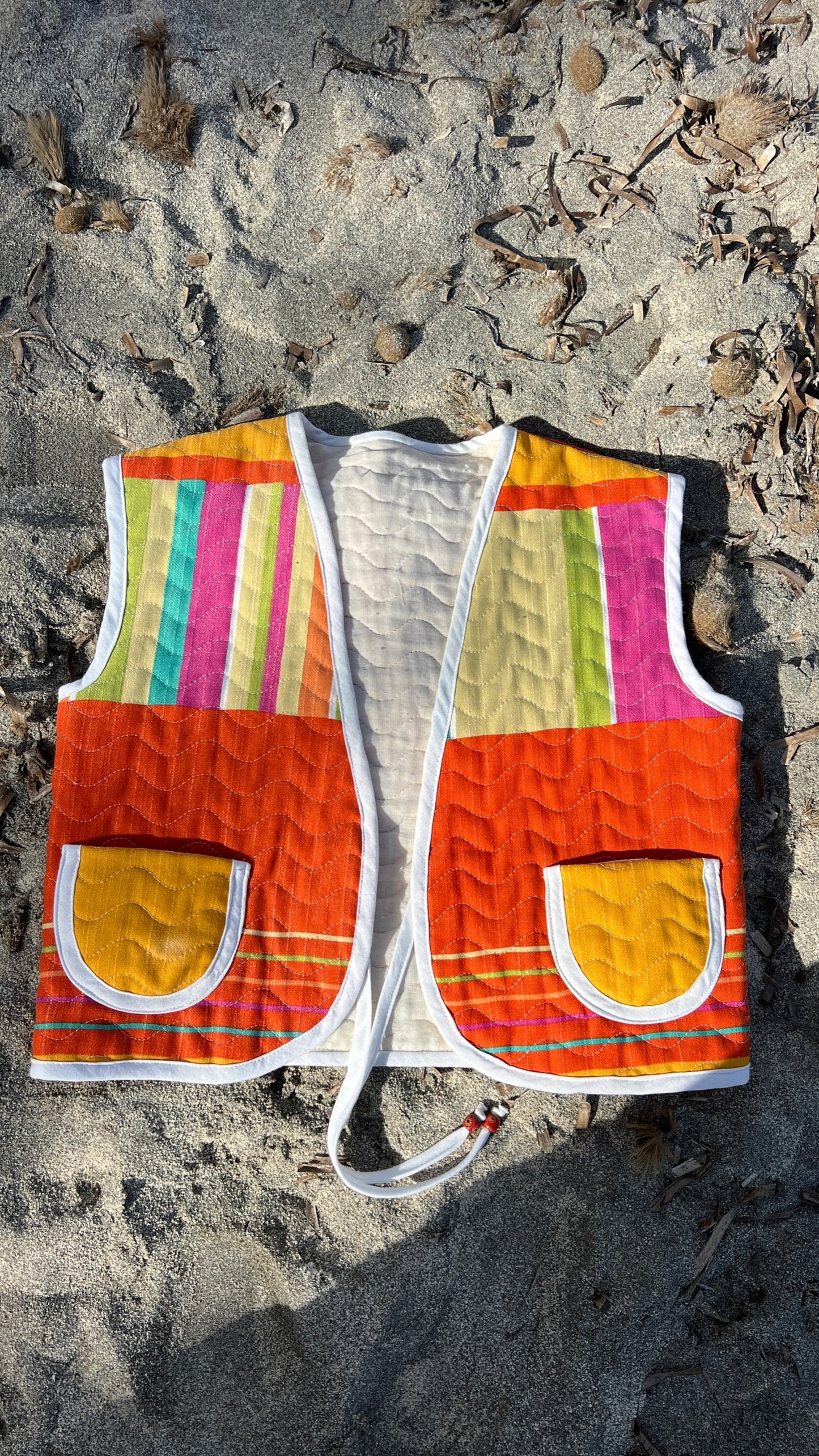Exclusive Upcycled Vest Collection “cozy as clouds”