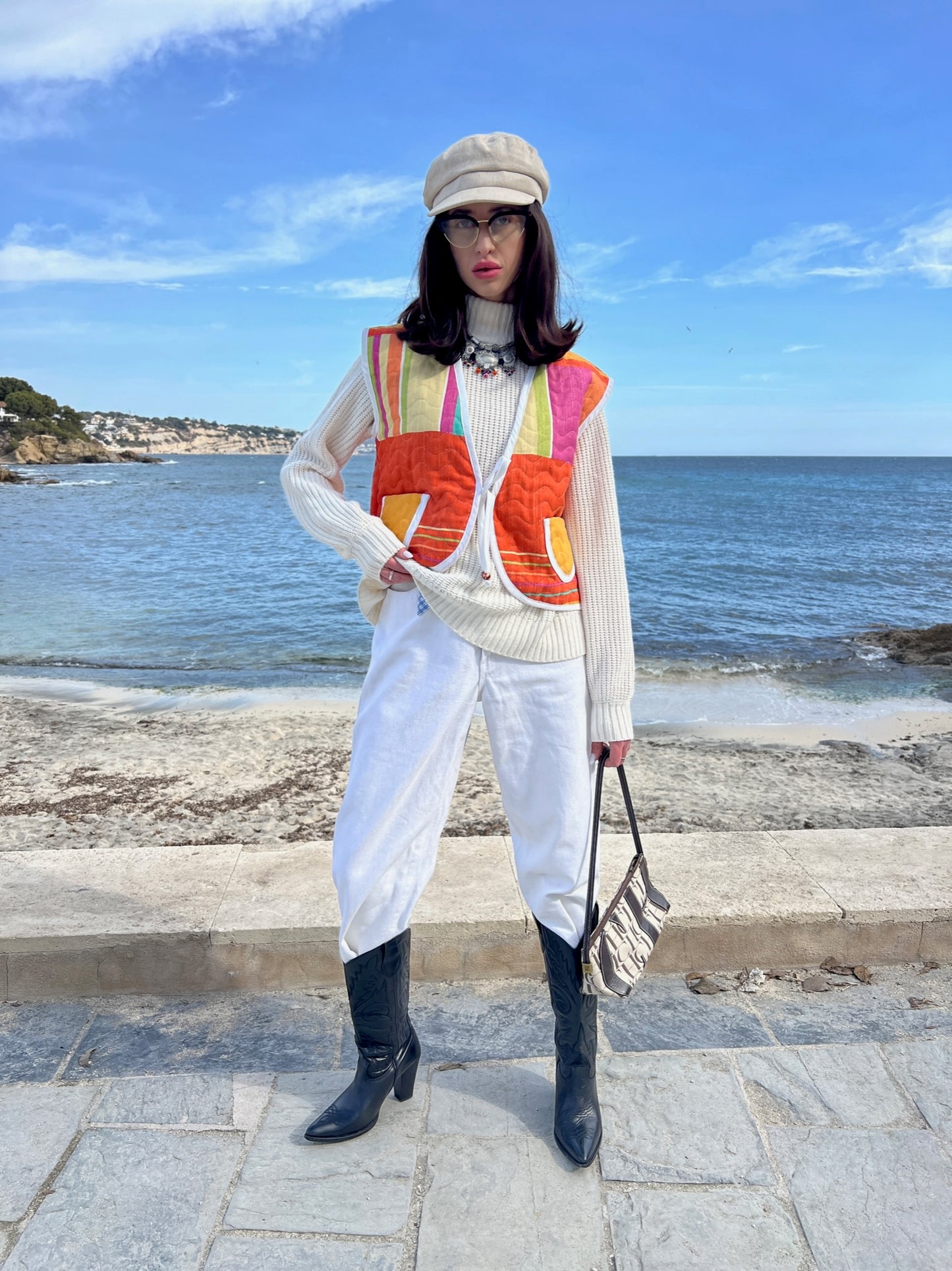 Exclusive Upcycled Vest Collection “cozy as clouds”