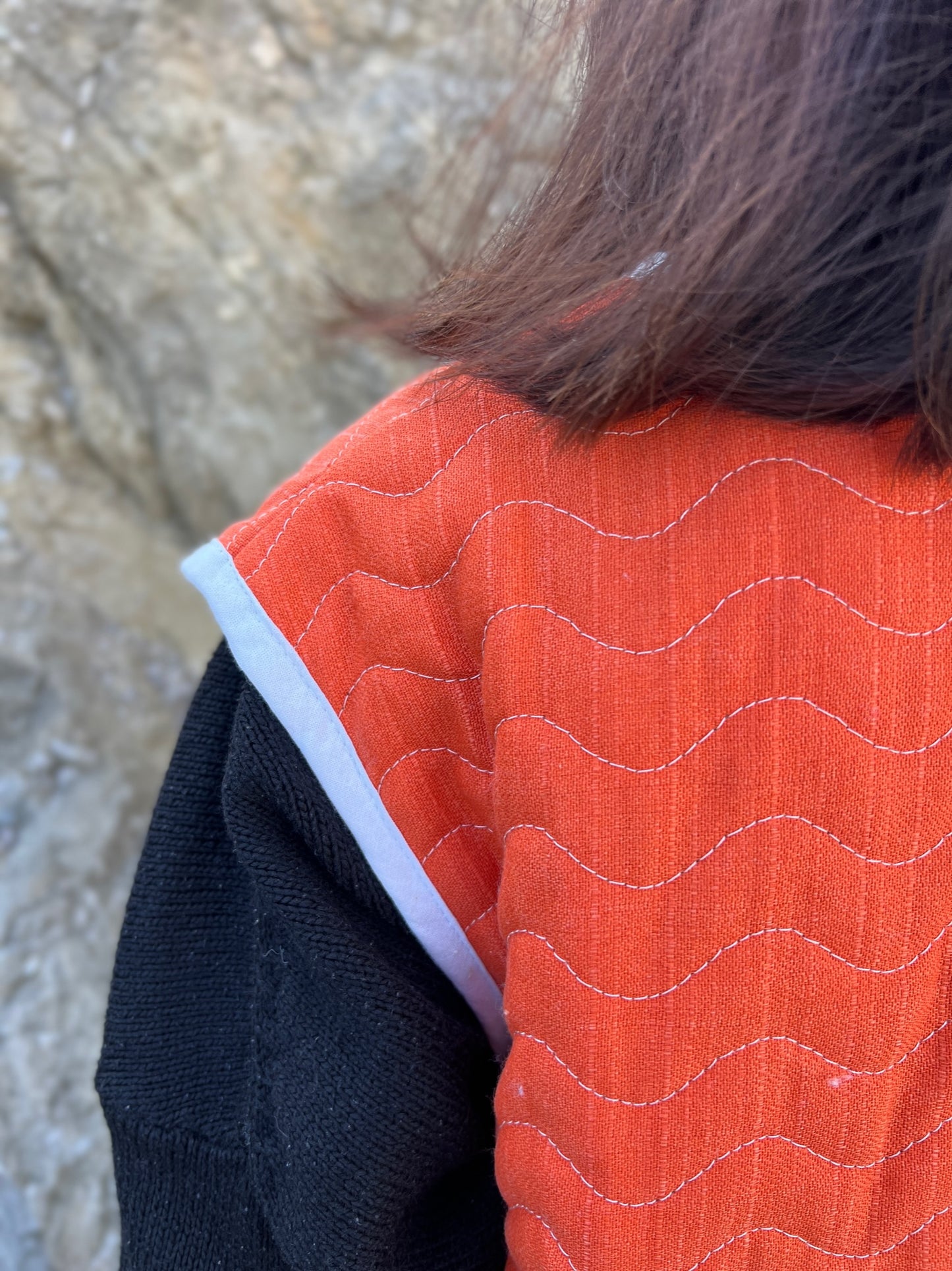 Exclusive Upcycled Vest Collection “cozy as clouds”