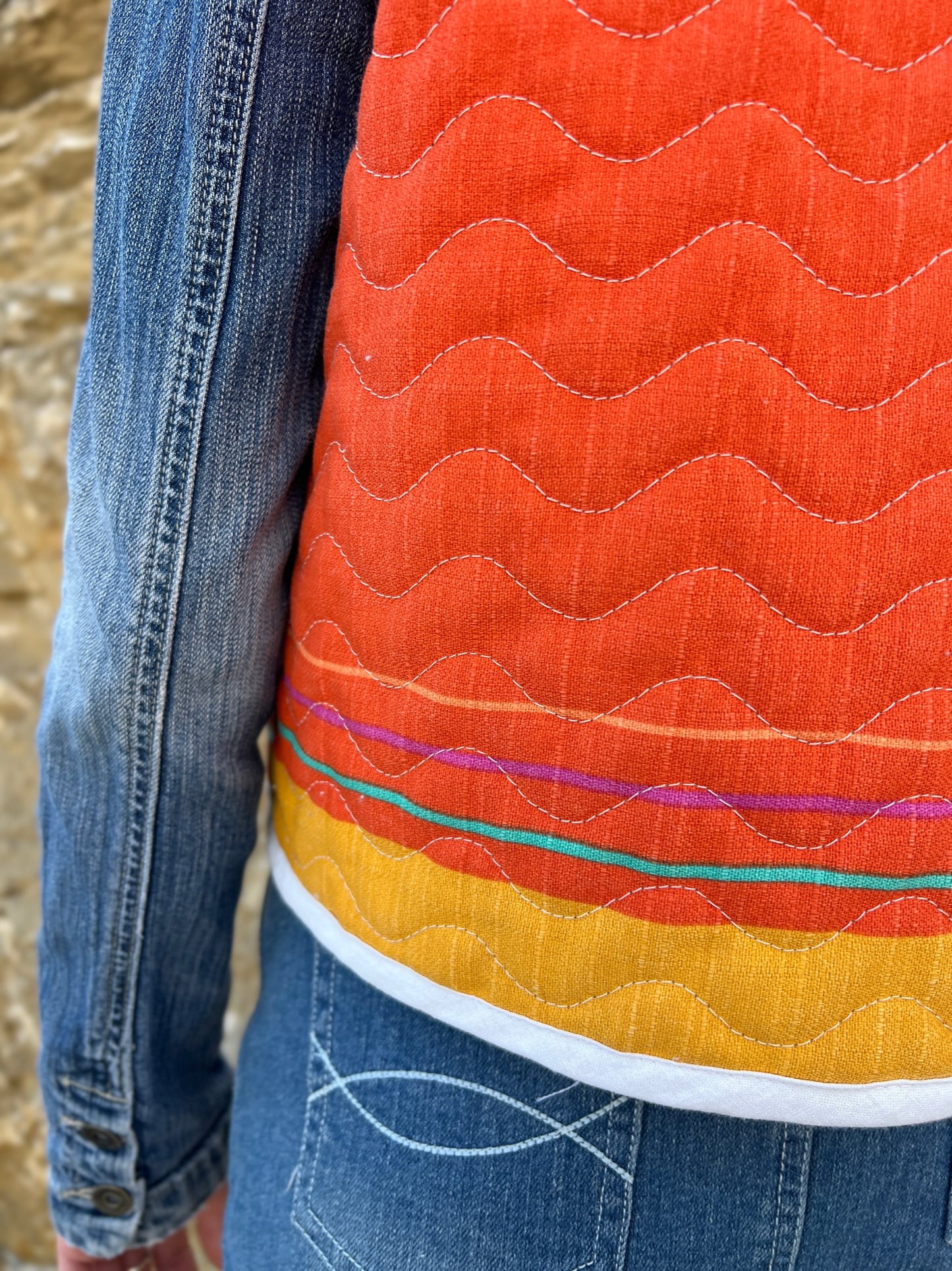 Exclusive Upcycled Vest Collection “cozy as clouds”