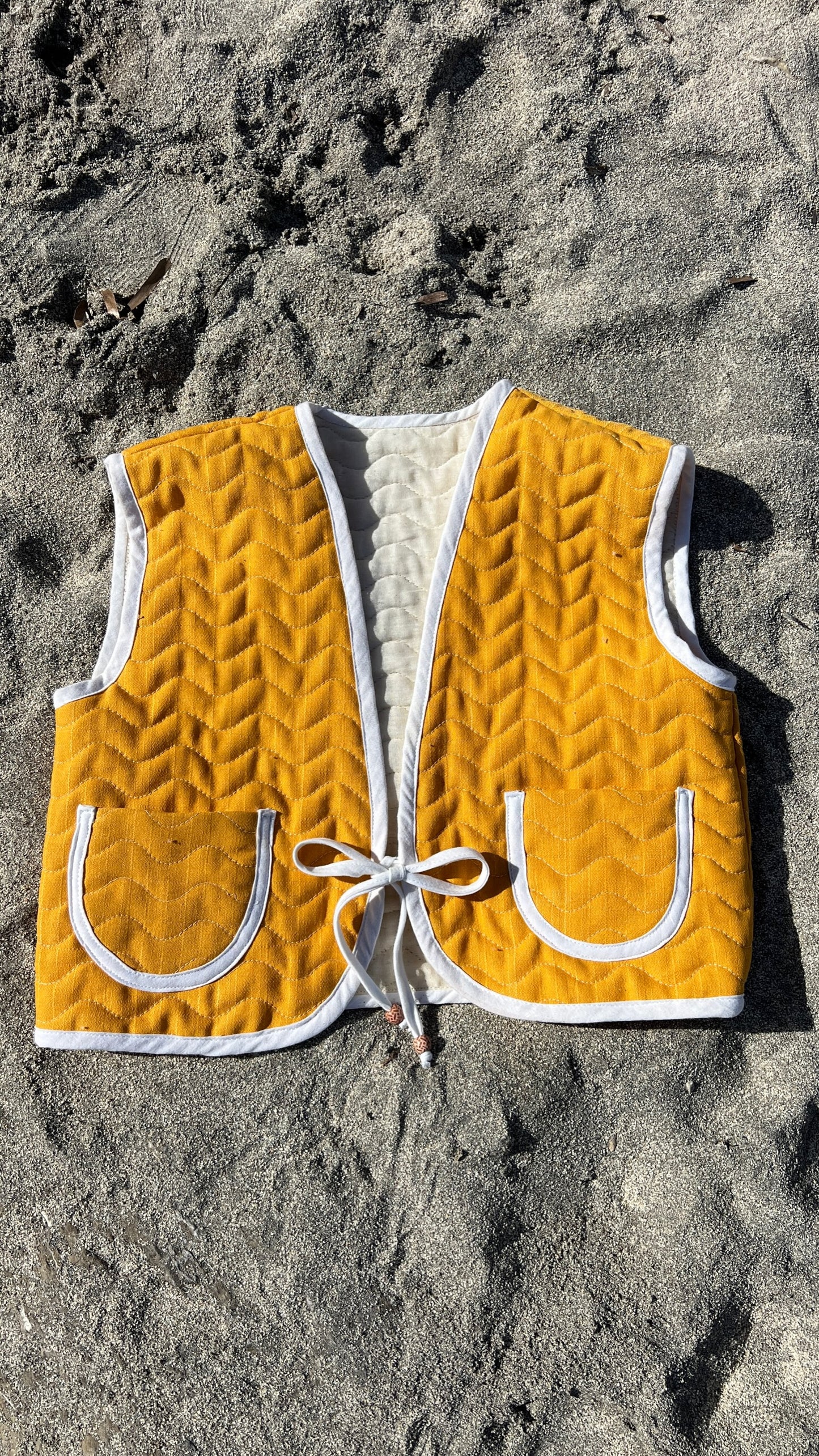 Exclusive Upcycled Vest Collection “cozy as clouds”