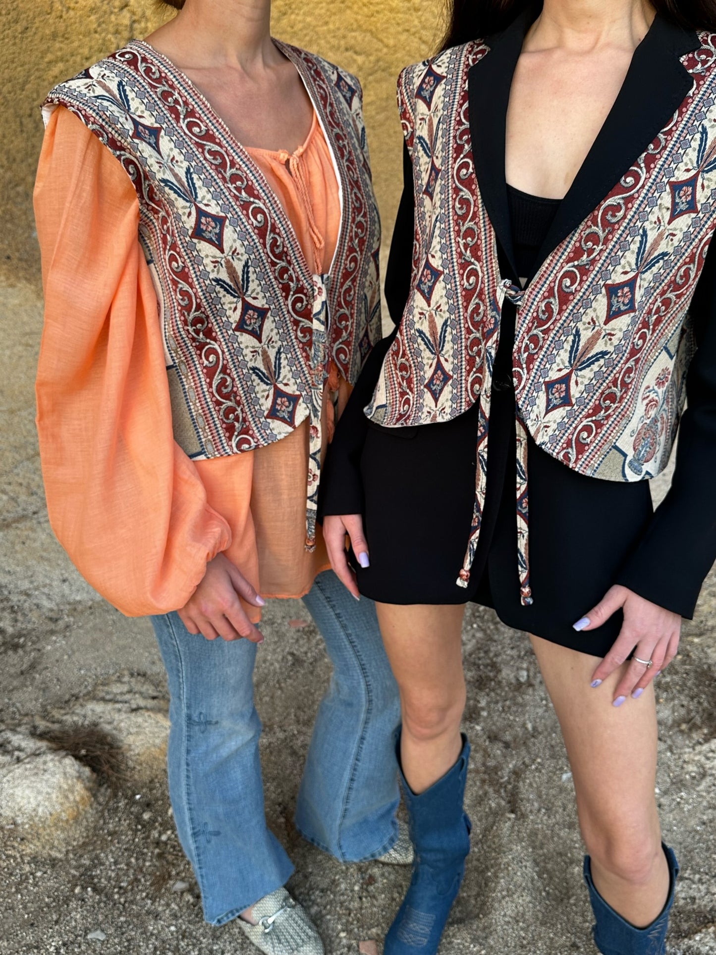 Unique Vest: Elegance of Upcycling with Love for Fashion and the Planet