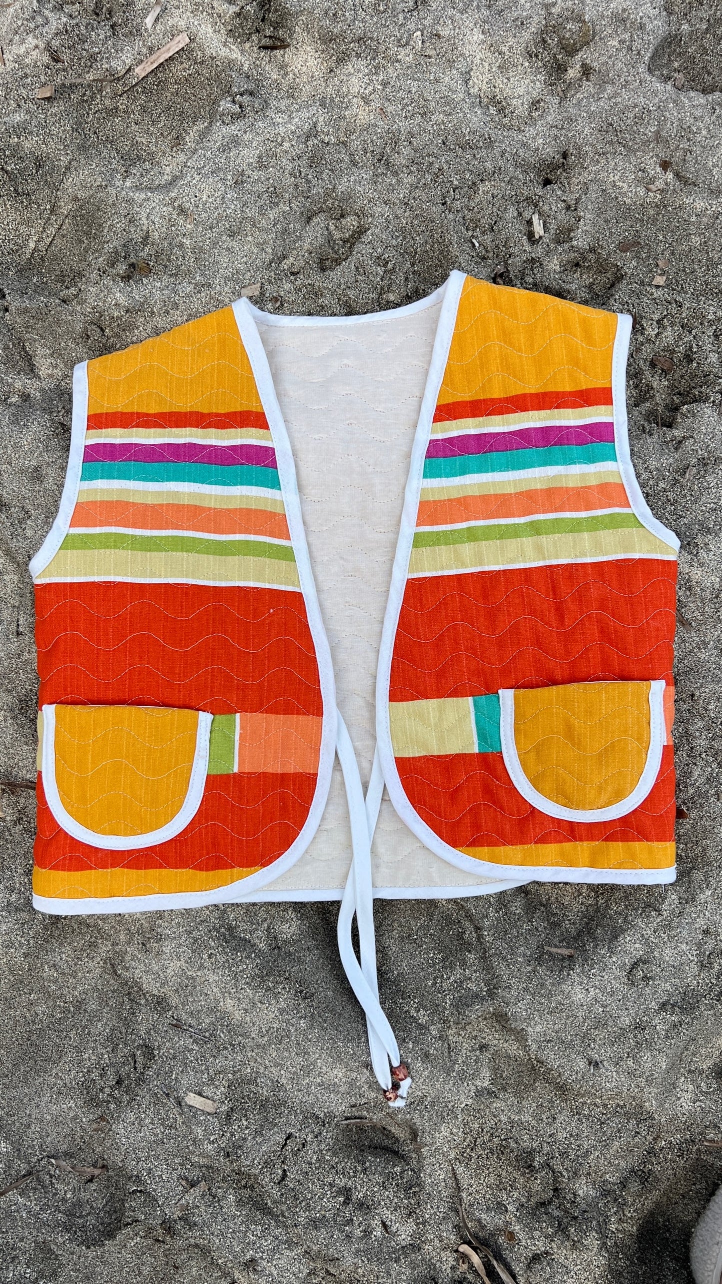 Exclusive Upcycled Vest Collection “cozy as clouds”