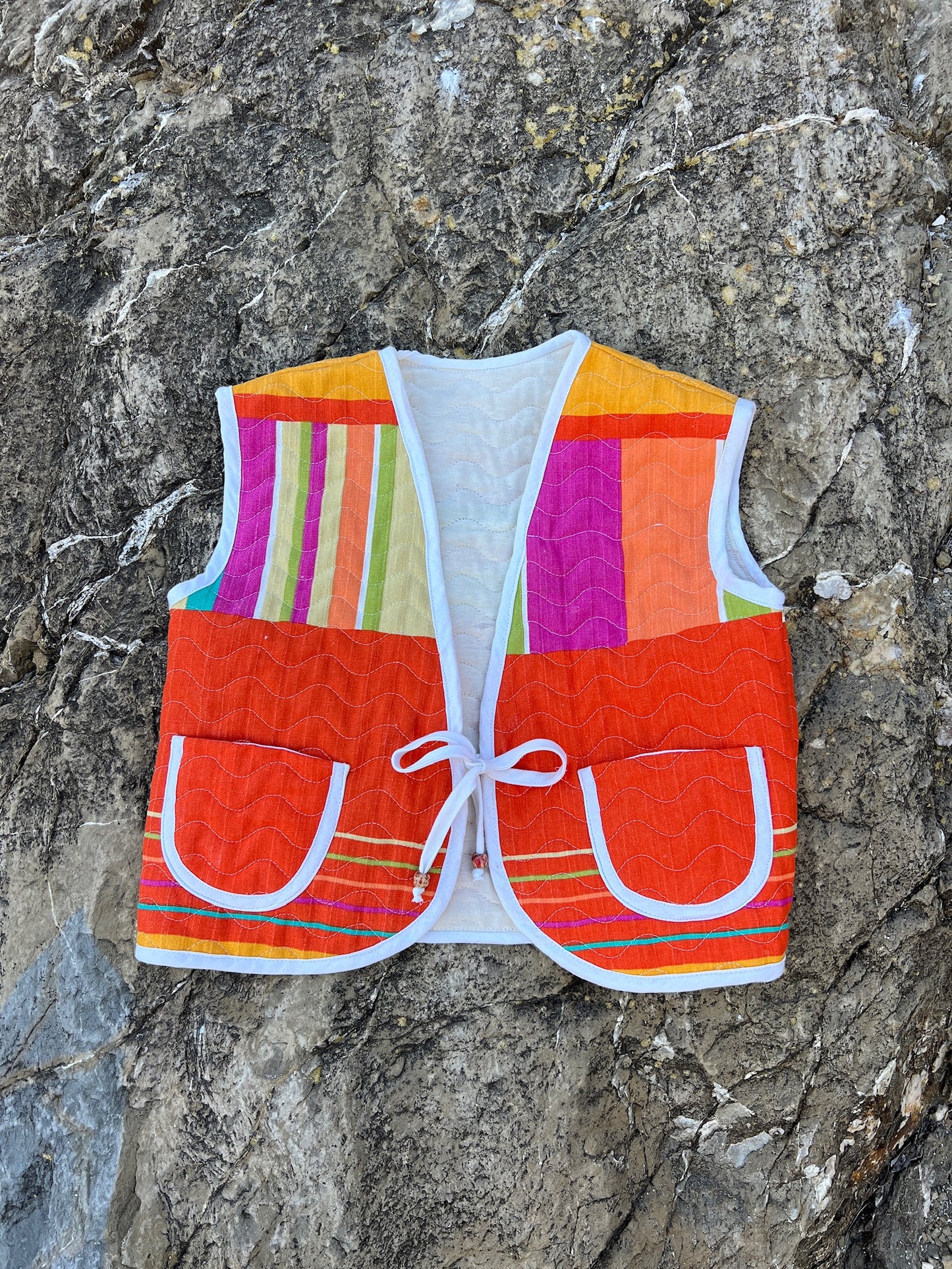 Exclusive Upcycled Vest Collection “cozy as clouds”