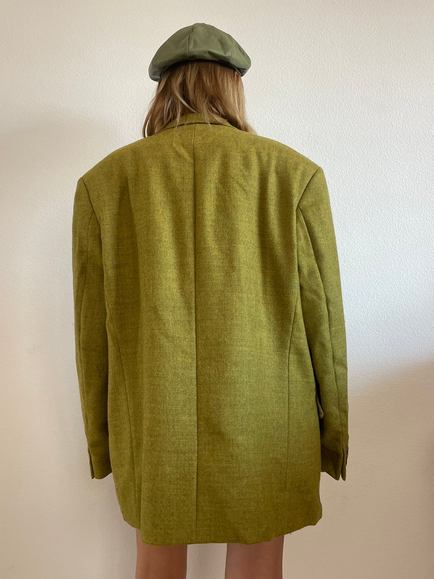 Vintage Oversized Green Blazer Size L